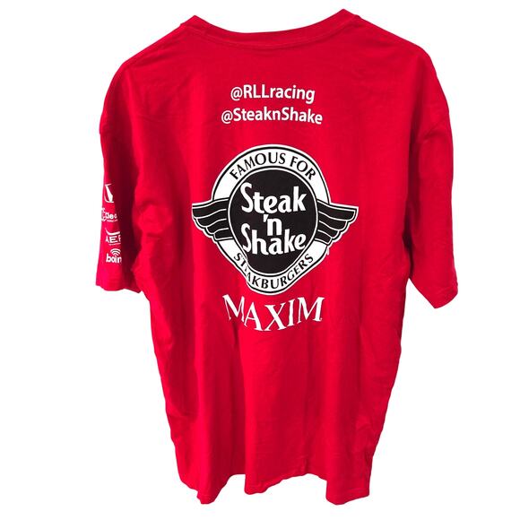 Autograph Sz 2XL Graham Rahal #15 F1 RLL Racing T-Shirt - Picture 6 of 9